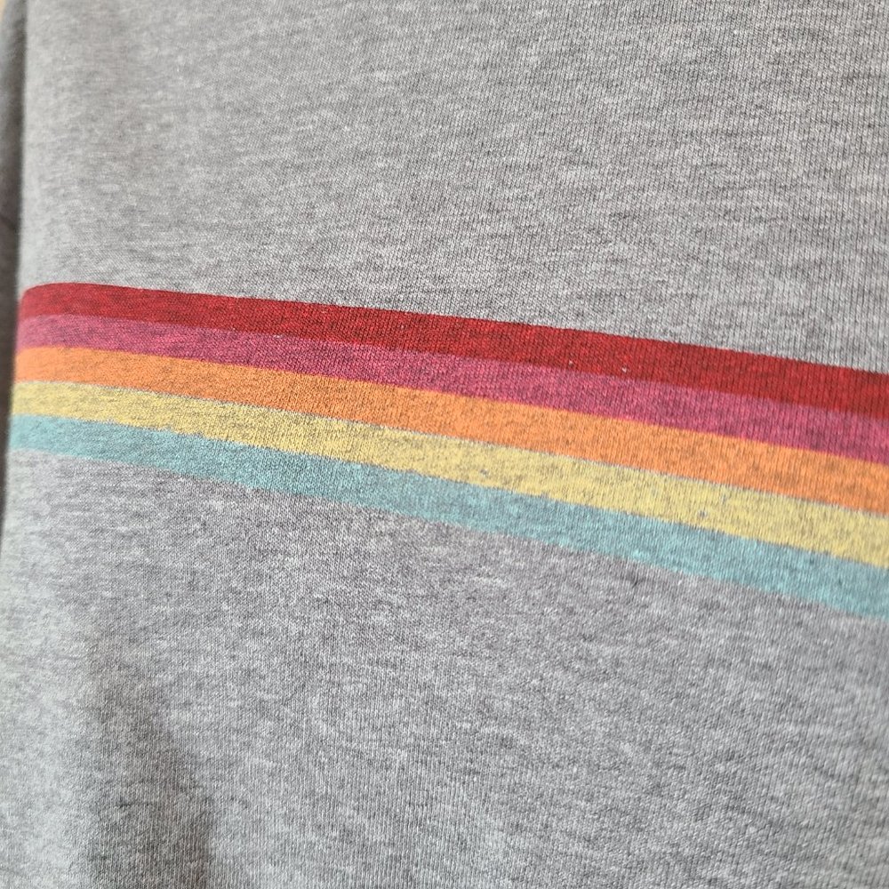 Fabletics Stripped Cropped Tee - image 3